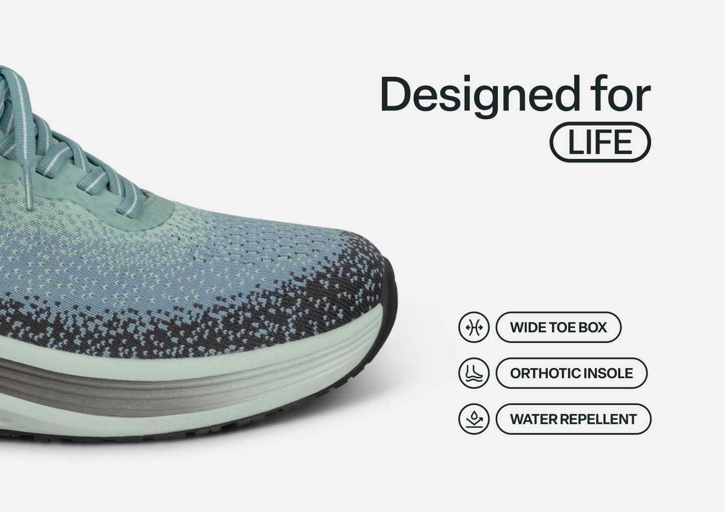 Nira Hands-Free - Green/Blue - Footwear Women Sneakers Stretch