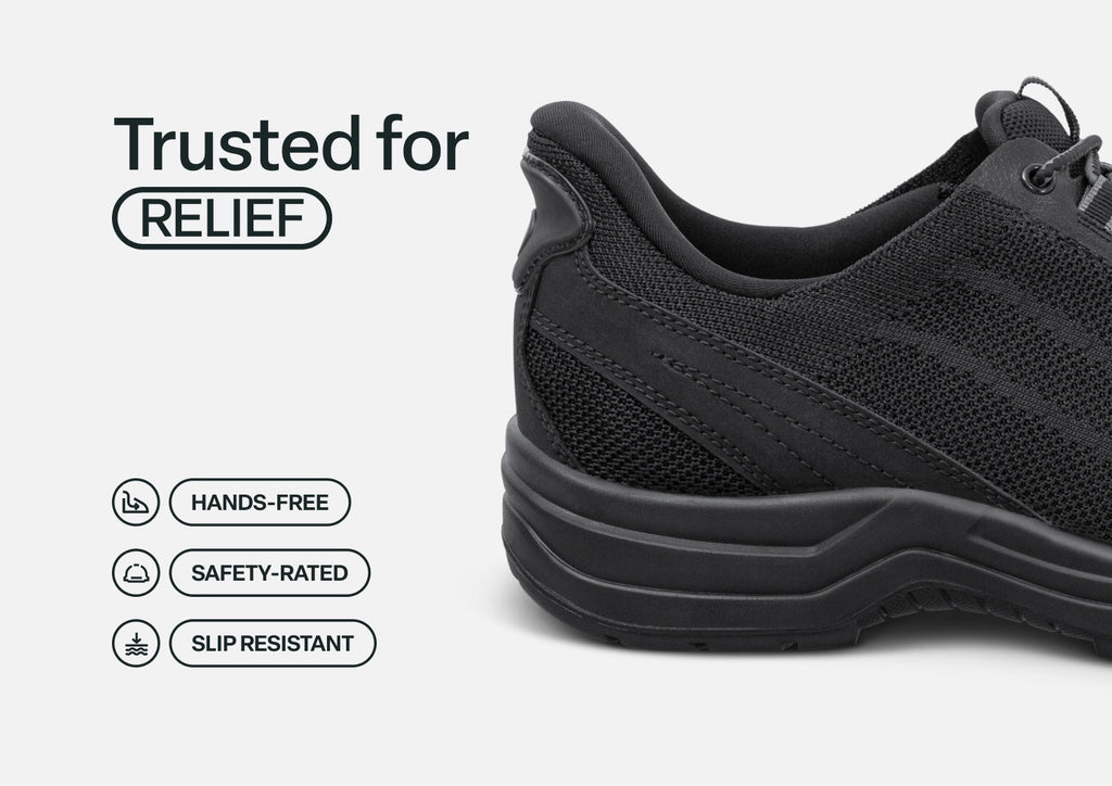 Onyx Hands-Free Work Shoes - Black - Footwear Men Work