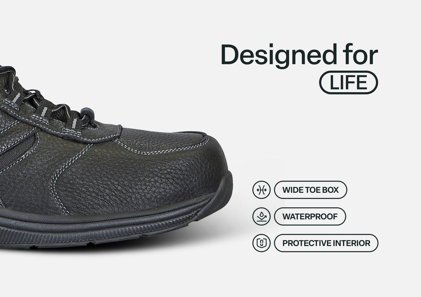Pacific Palisades Waterproof - Black - Footwear Men Sneakers