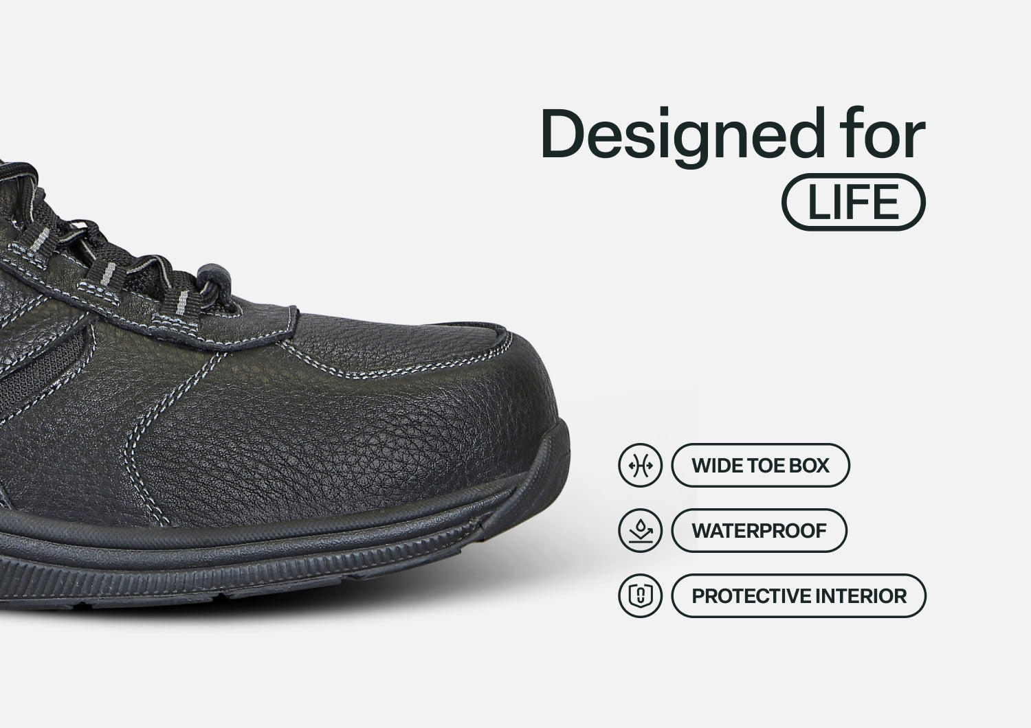 Pacific Palisades Waterproof - Black - Footwear Men Sneakers