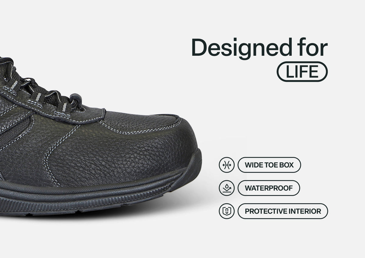 Pacific Palisades Waterproof - Black - Footwear Men Sneakers