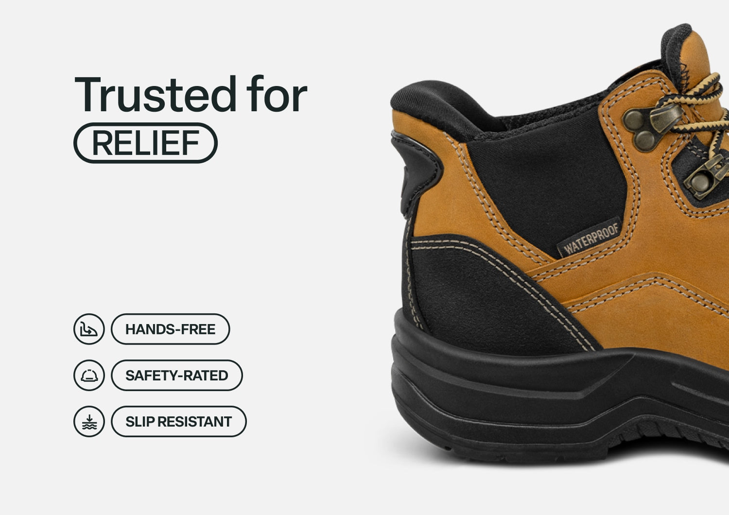 Quartz Hands-Free Work Boots - Wheat - Footwear Women Work Boots