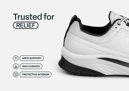 Race - White - Footwear Men Sneakers Stretch