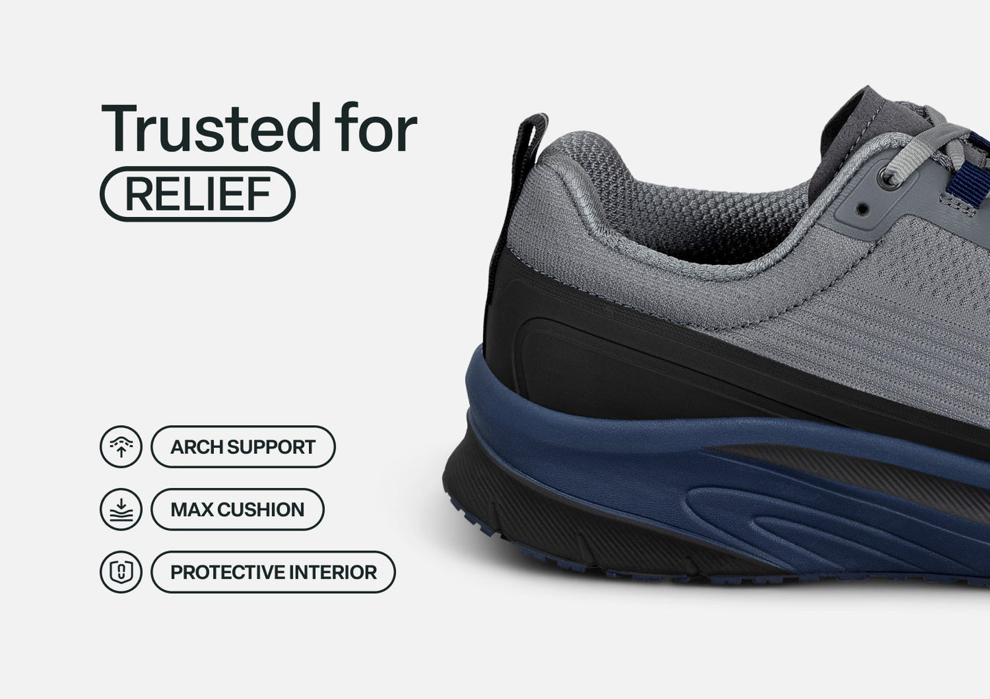 Race - Gray/Navy - Footwear Men Sneakers Stretch