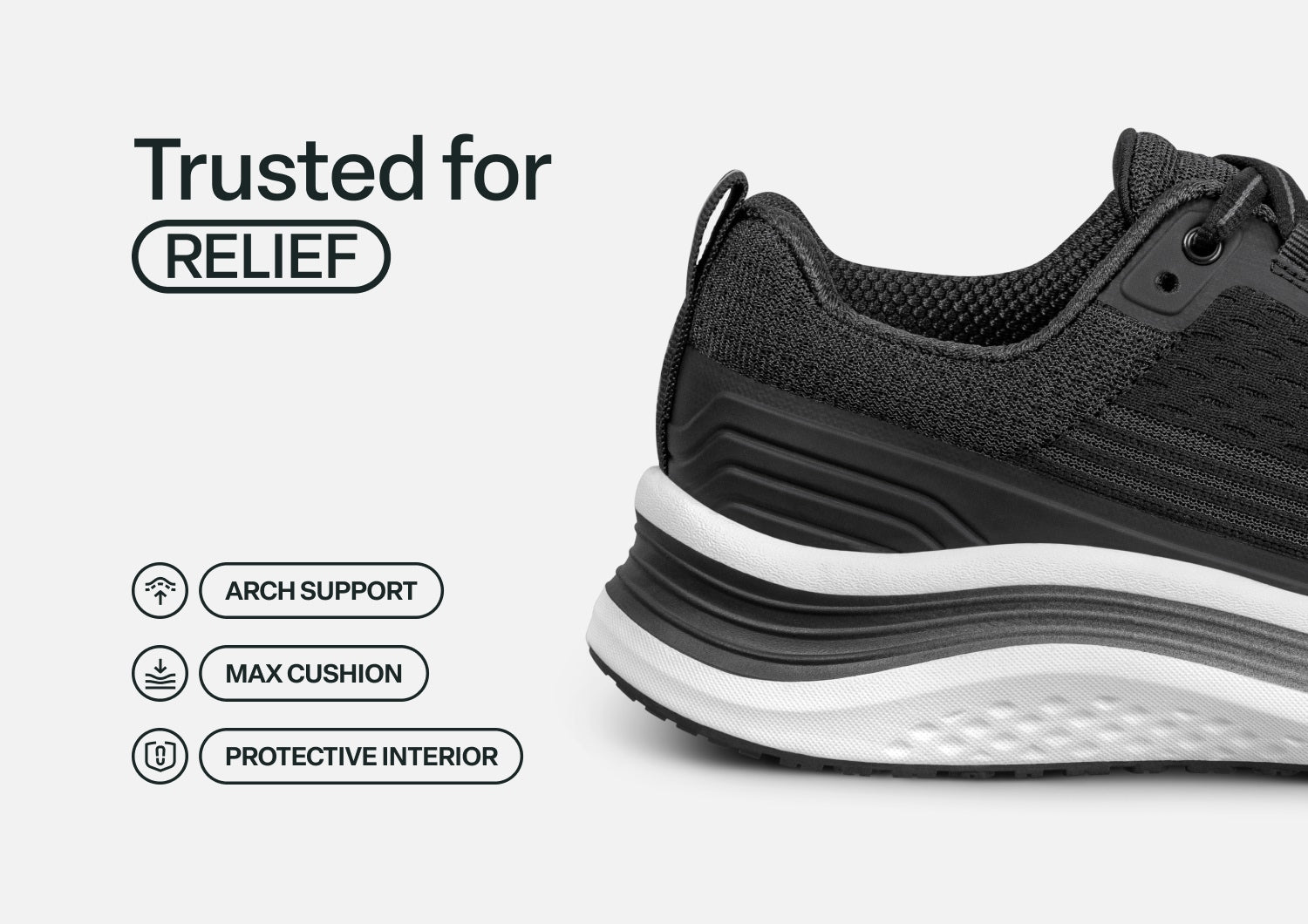 Relay - Midnight Black - Footwear Women Sneakers Stretch