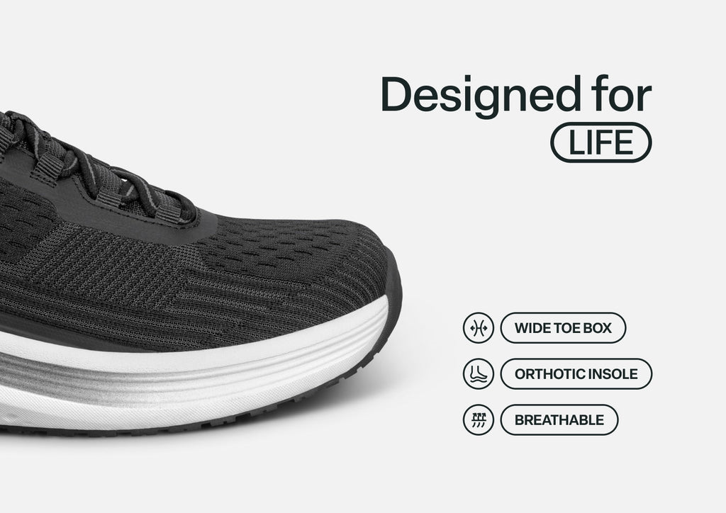 Relay - Midnight Black - Footwear Women Sneakers Stretch