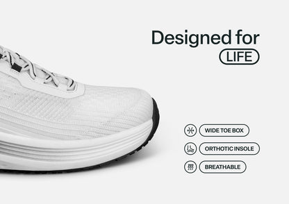 Relay - White - Footwear Women Sneakers Stretch