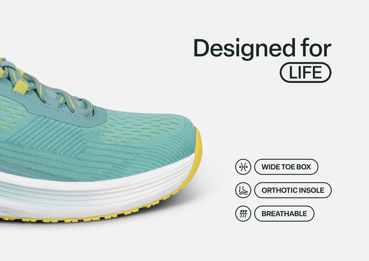 Relay - Turquoise Yellow - Footwear Women Sneakers Stretch
