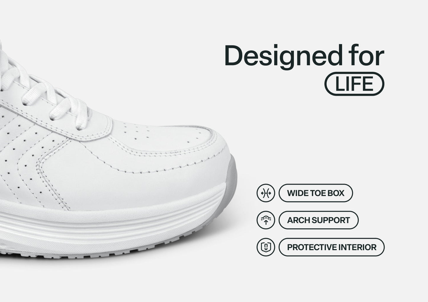 Roam Hands-Free - White - Footwear Women Sneakers
