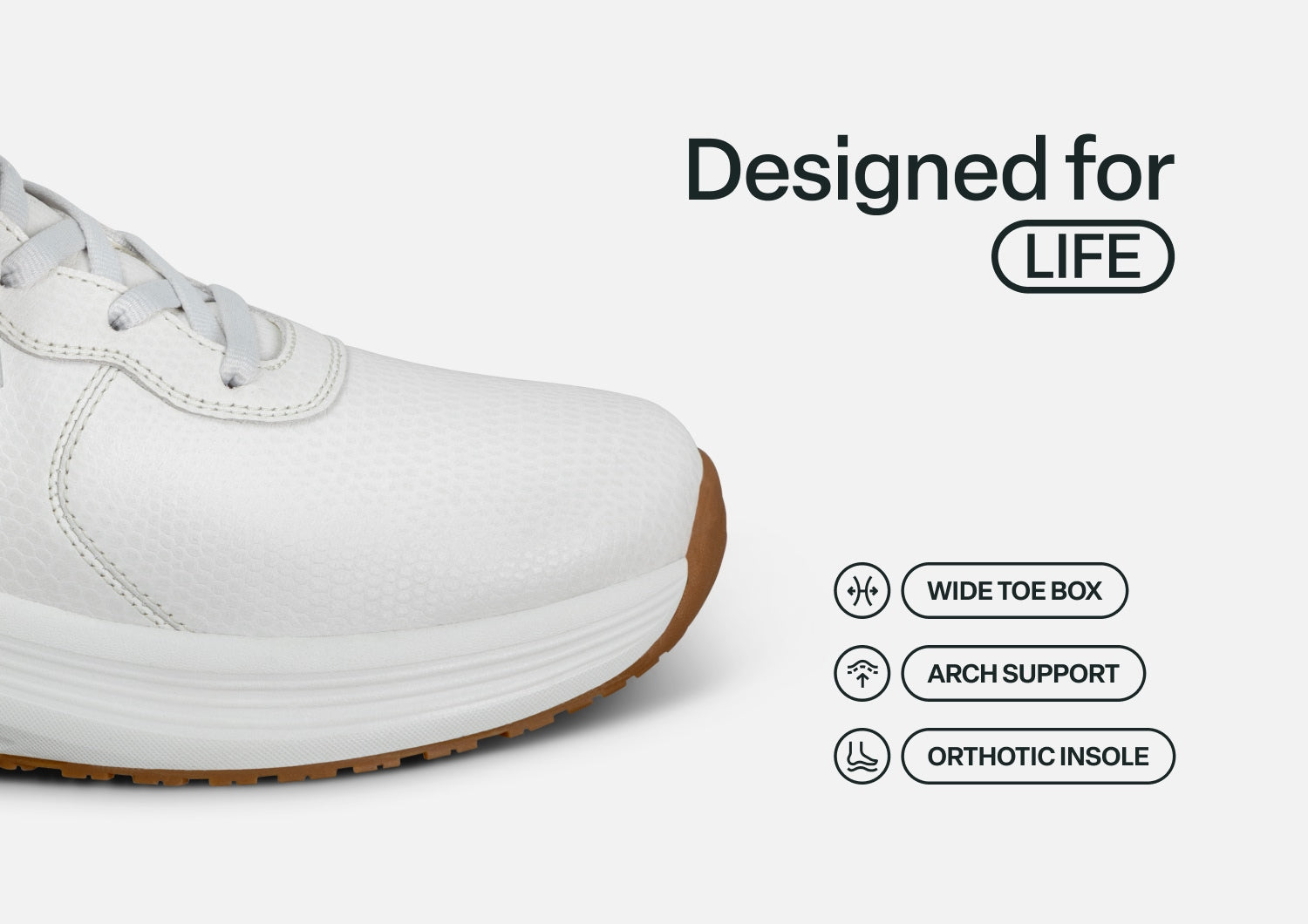 Stride Hands-Free - Ecru - Footwear Women Sneakers