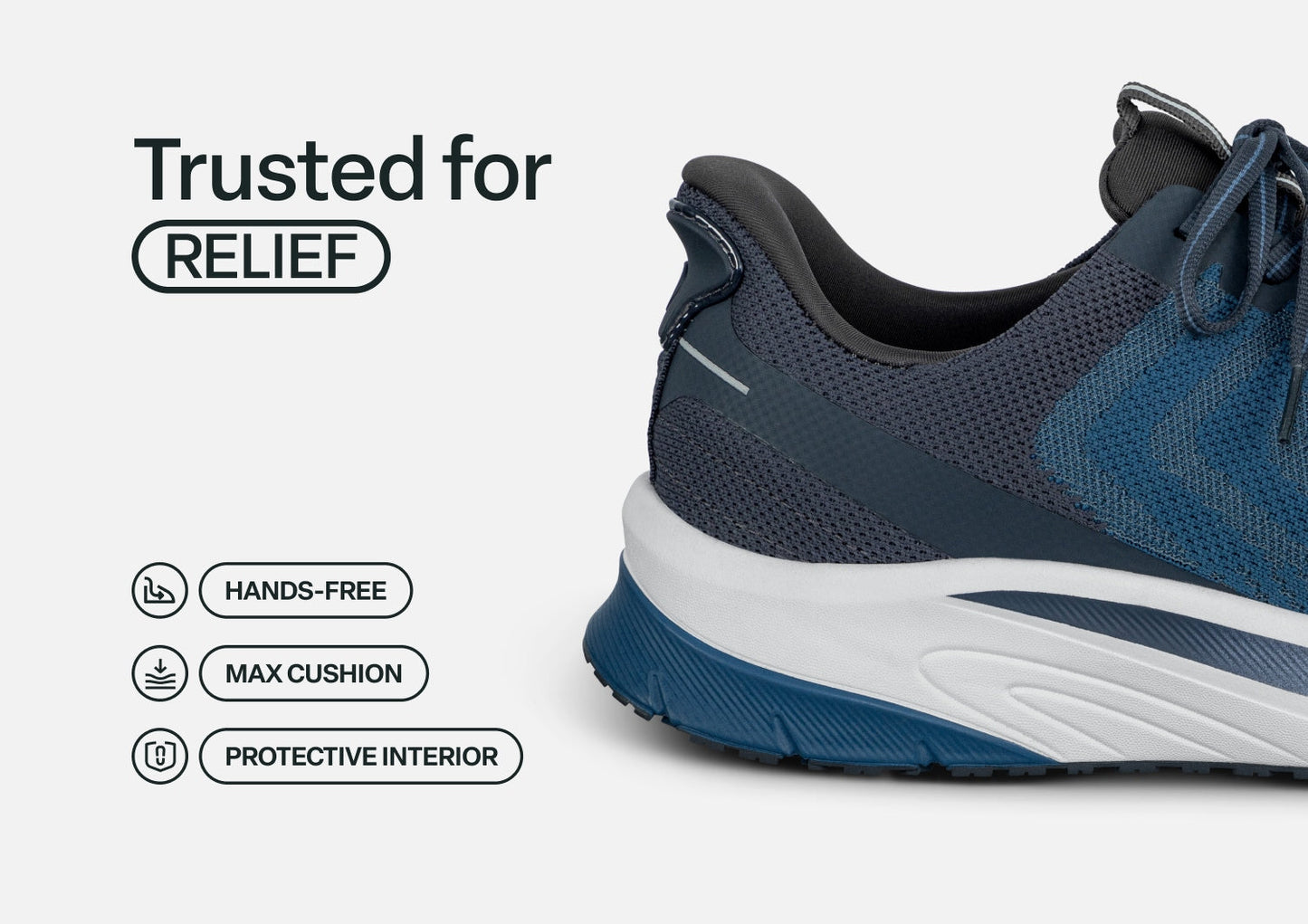 Tilos Hands-Free - Blue - Footwear Men Sneakers Stretch