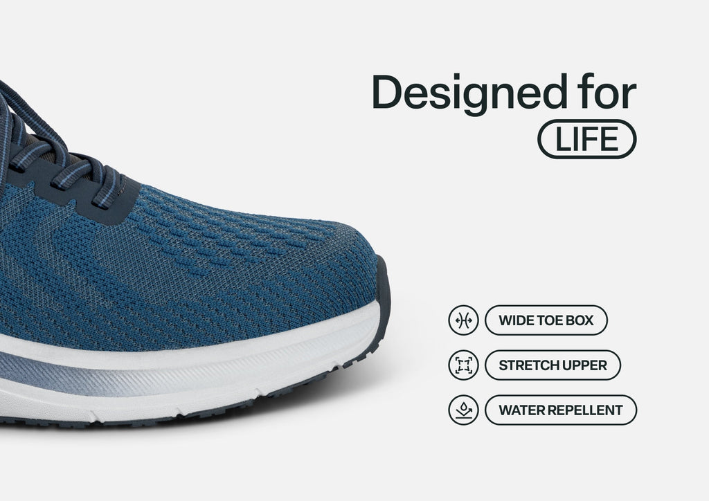 Tilos Hands-Free - Blue - Footwear Men Sneakers Stretch
