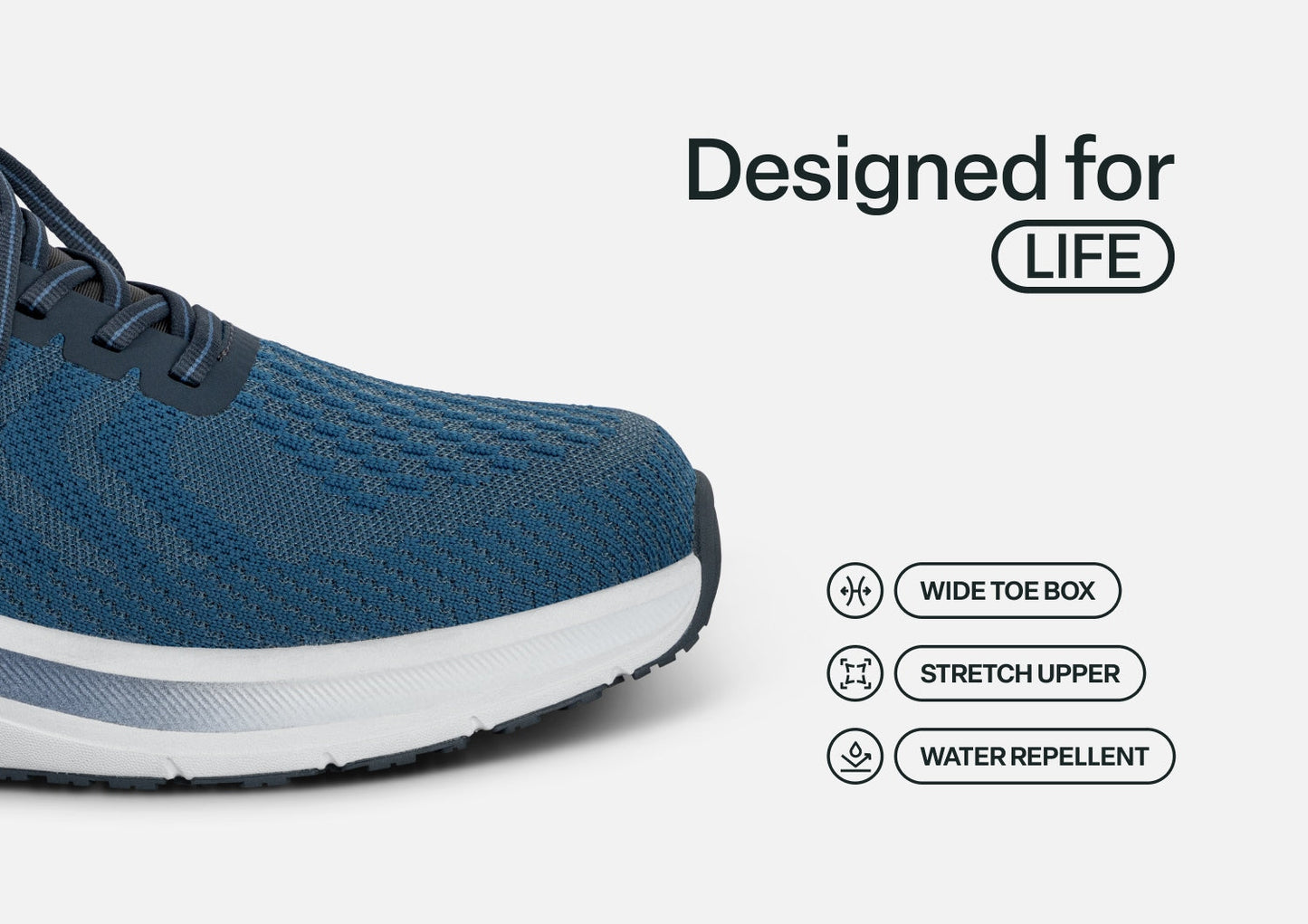 Tilos Hands-Free - Blue - Footwear Men Sneakers Stretch