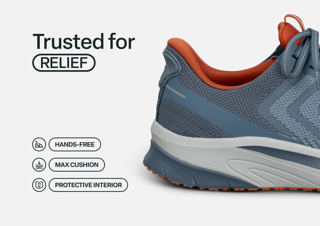 Tilos Hands-Free - Blue/Orange - Footwear Men Sneakers Stretch