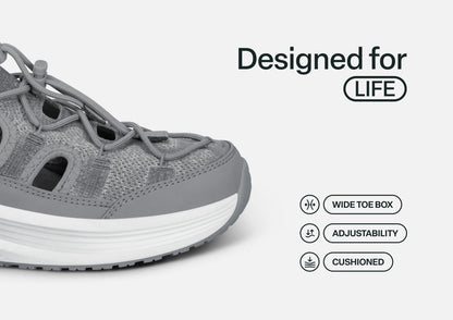 Venus Hands-Free - Gray - Footwear Women Sandals