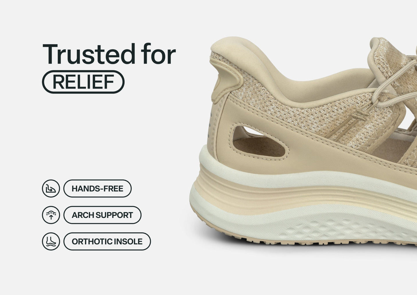 Venus Hands-Free - Beige - Footwear Women Sandals