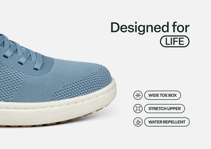 Wander Hands-Free Knit - Blue - Footwear Women Sneakers