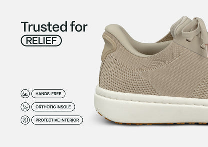 Wander Hands-Free Knit - Beige - Footwear Women Sneakers