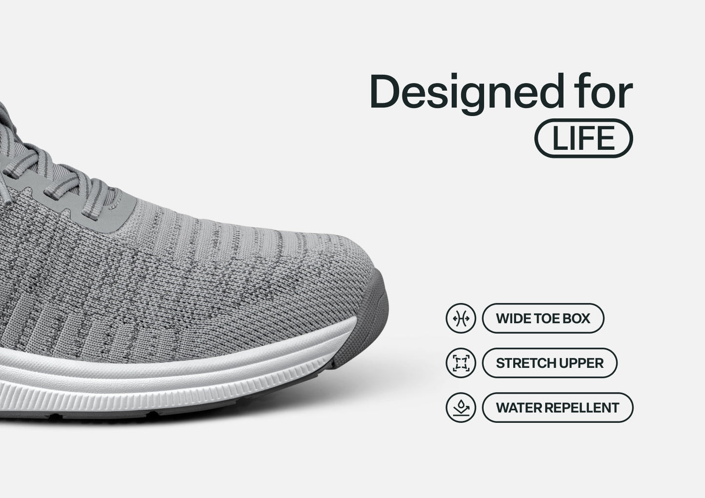 Yari Hands-Free - Gray - Footwear Men Sneakers Stretch