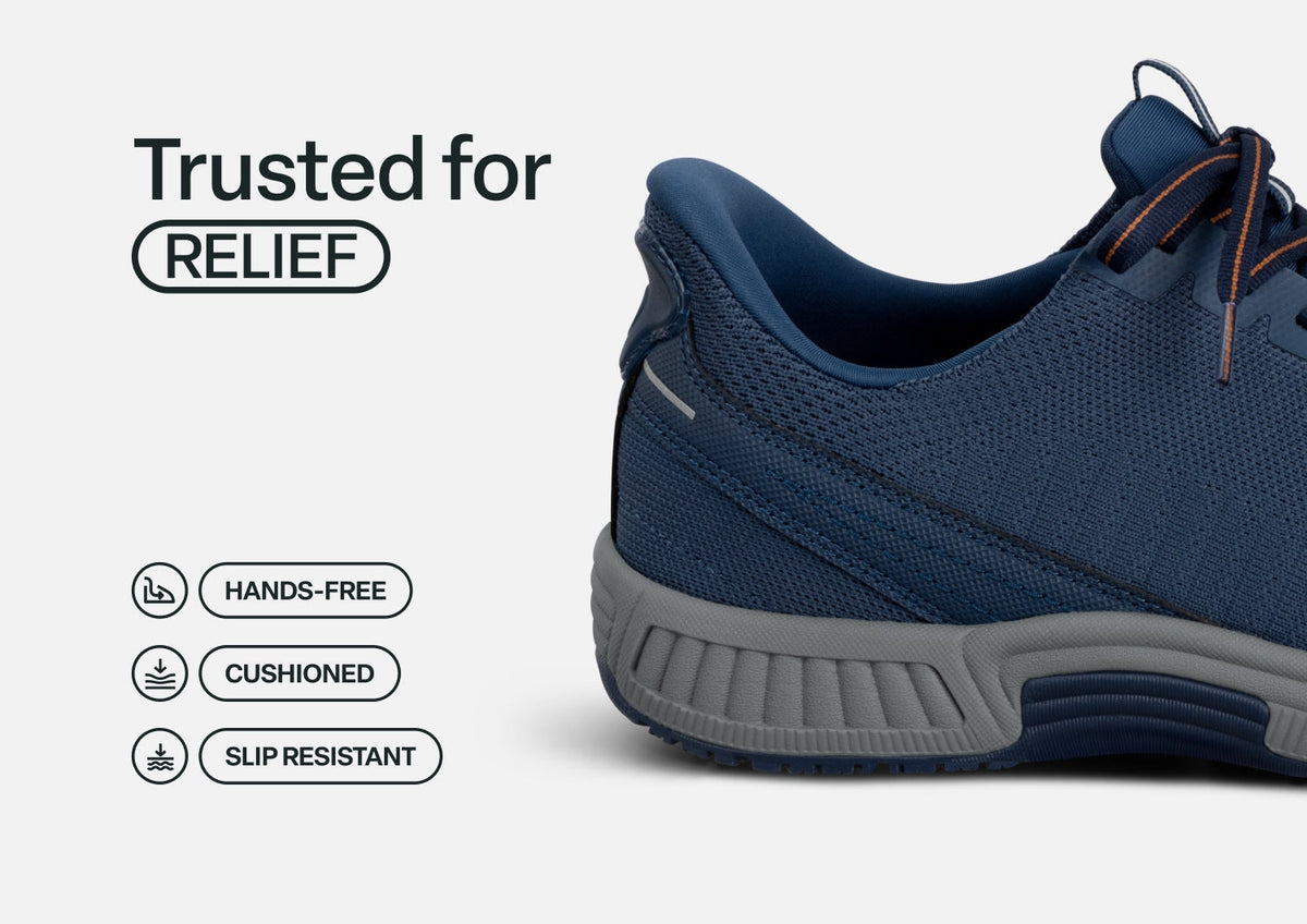 Yari Hands-Free - Navy/Gray - Footwear Men Sneakers Stretch