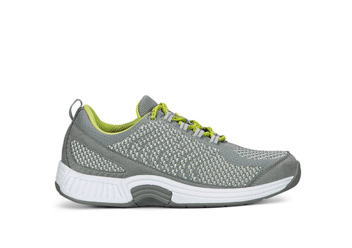 Coral - Gray - Footwear Women Sneakers Stretch