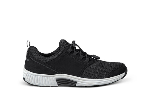 Francis No-Tie - Black - Footwear Women Sneakers Stretch