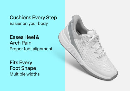Ace Pickleball Hands-Free - White/Gray - Footwear Women Sneakers