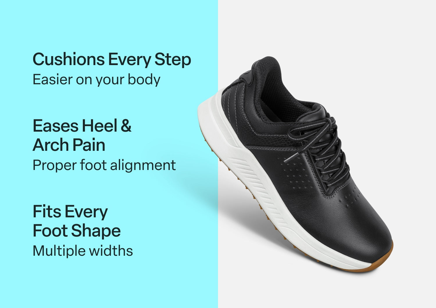 Approach Shot Hands-Free Golf - Black - Footwear Women Sneakers Stretch