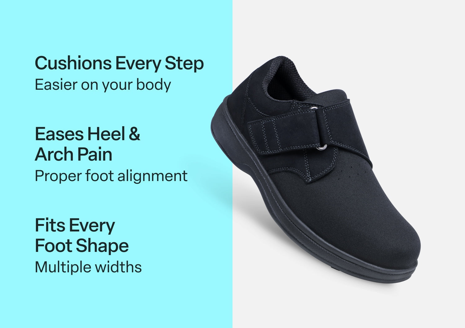 Bismarck - Black - Footwear Men Casual Stretch
