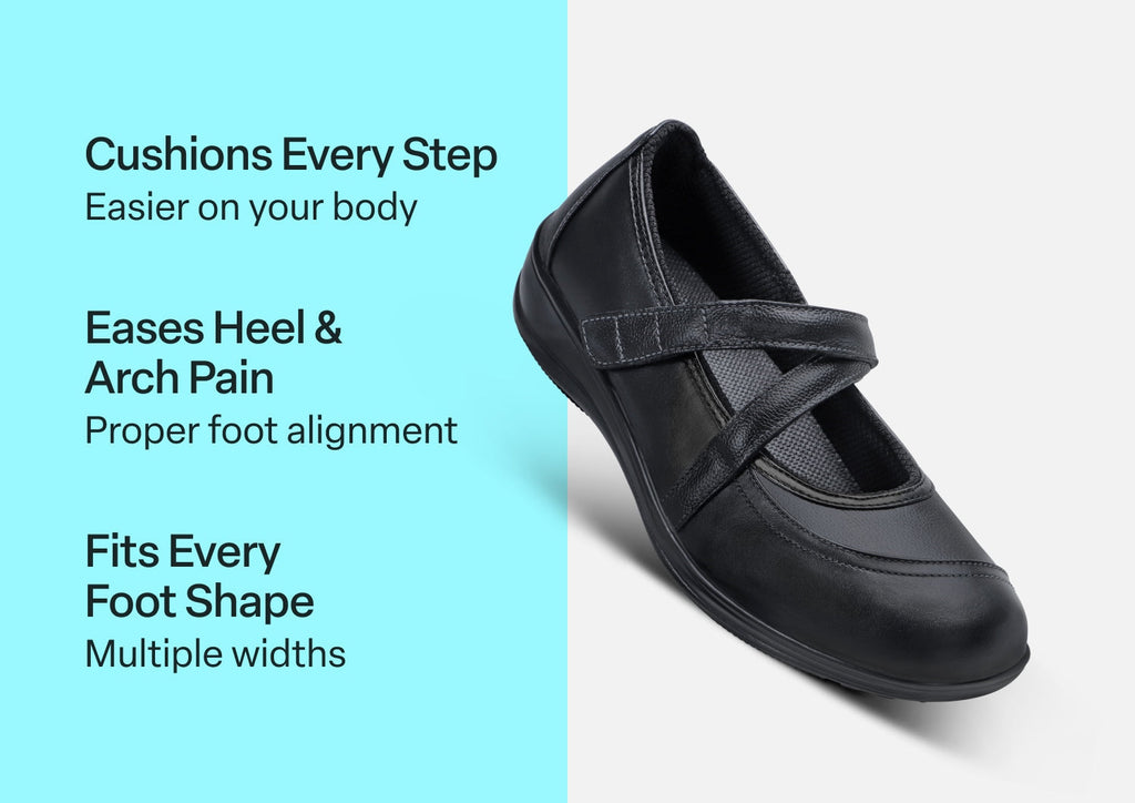 Celina - Black - Footwear Women Mary Jane