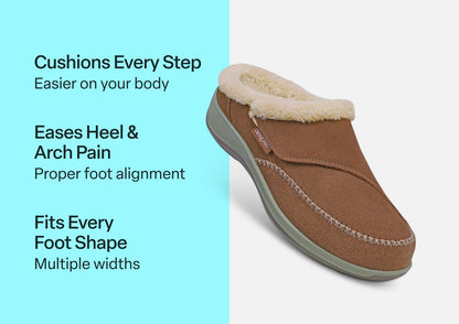 Charlotte - Brown - Footwear Women Slippers
