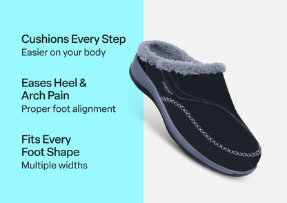 Charlotte - Black - Footwear Women Slippers