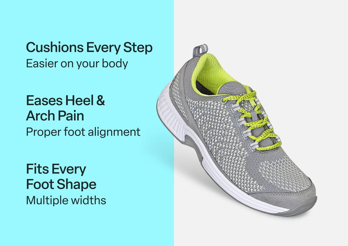 Coral - Gray - Footwear Women Sneakers Stretch