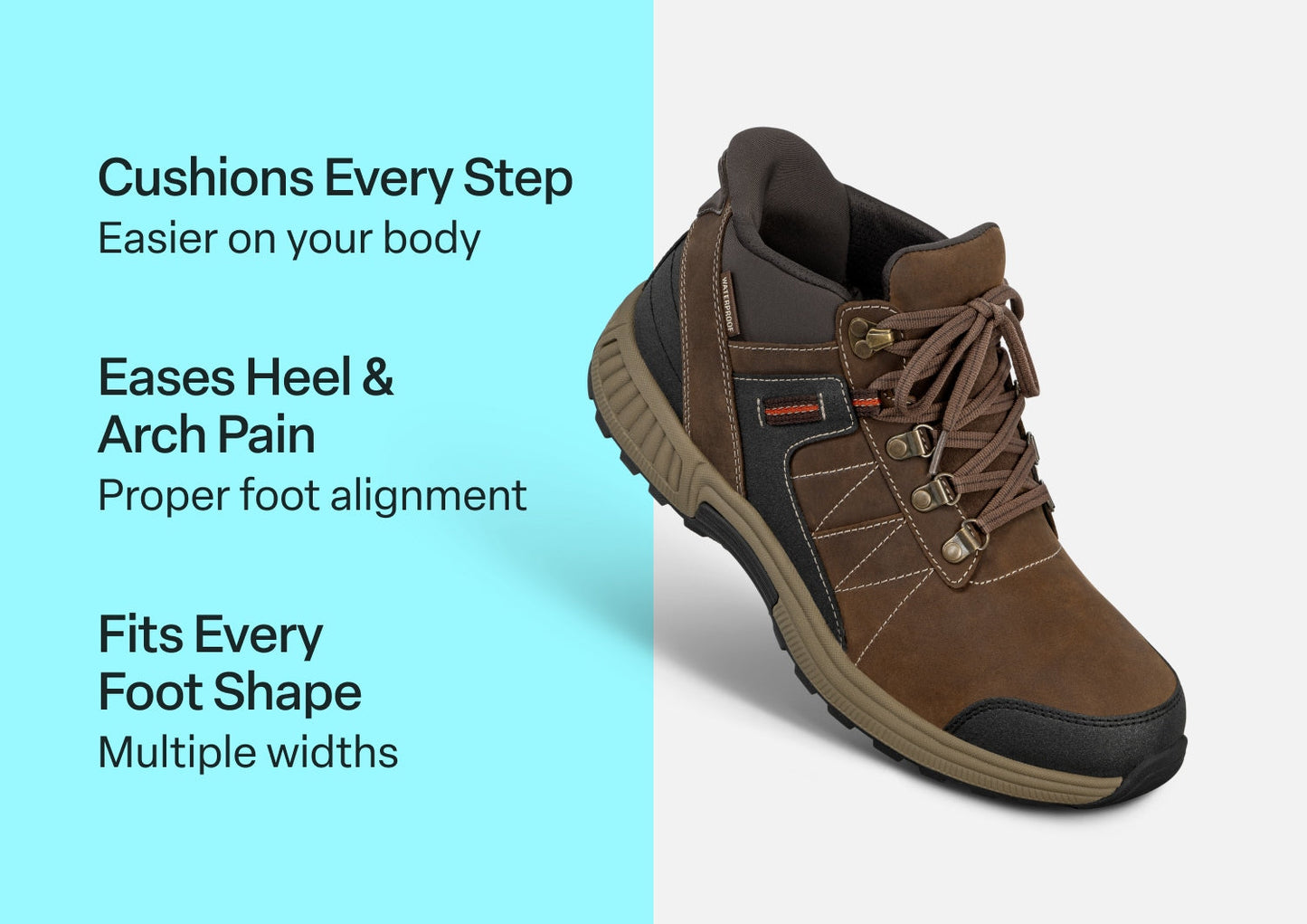 Dalton Hands-Free Waterproof - Brown - Footwear Men Boots