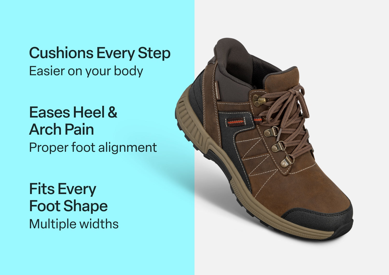 Dalton Hands-Free Waterproof - Brown - Footwear Men Boots
