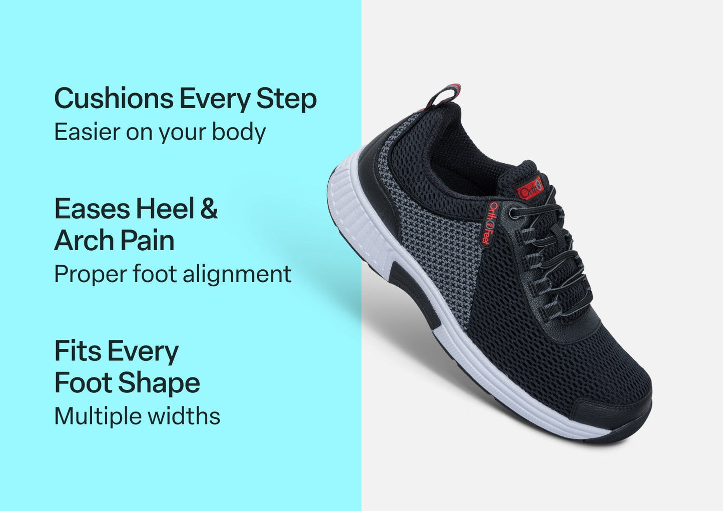 Edgewater - Black - Footwear Men Sneakers Stretch