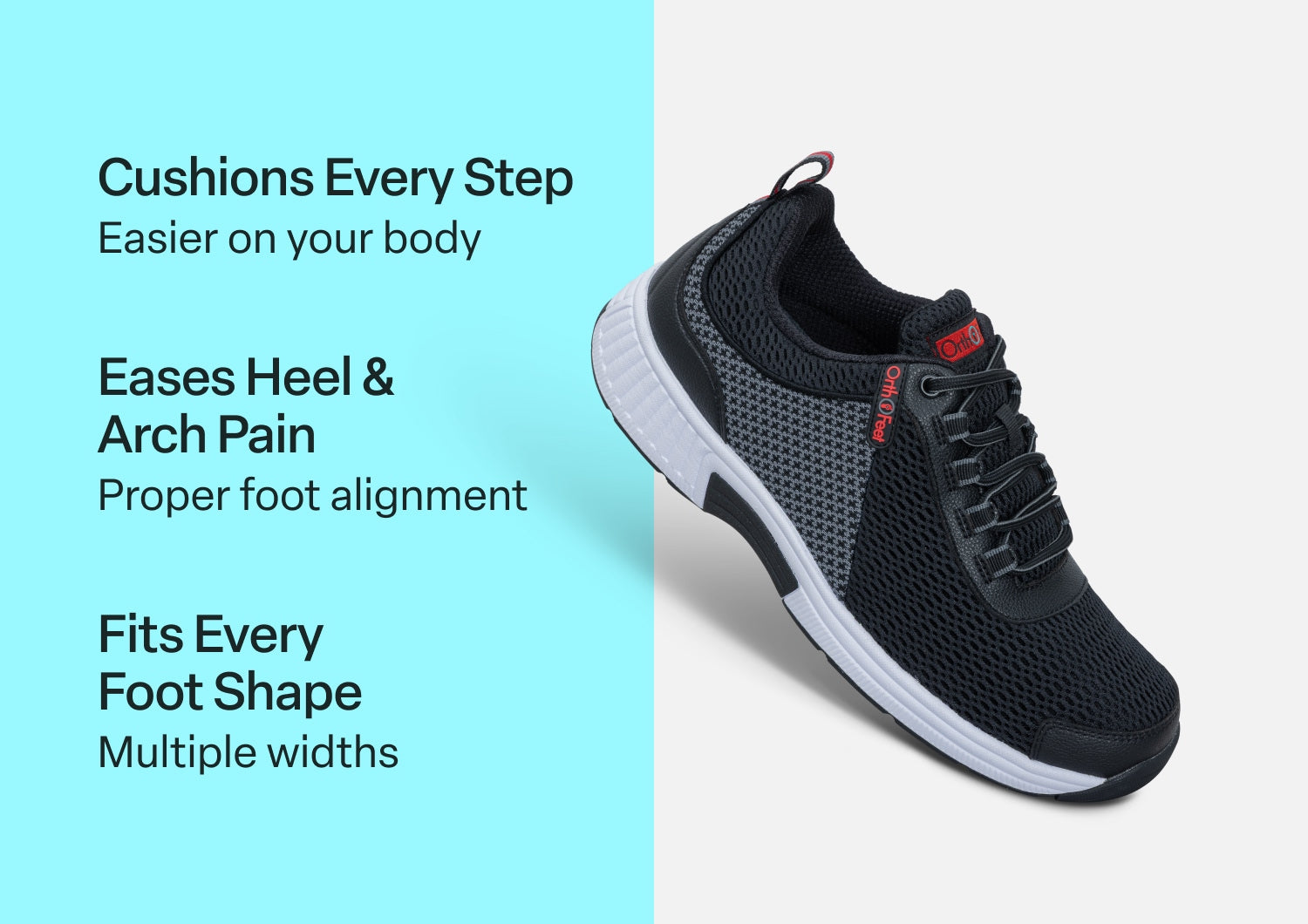 Edgewater - Black - Footwear Men Sneakers Stretch