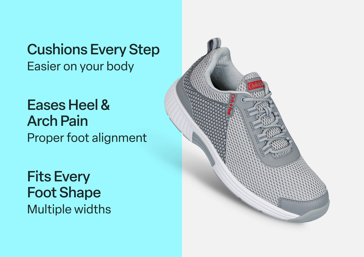 Edgewater - Gray - Footwear Men Sneakers Stretch