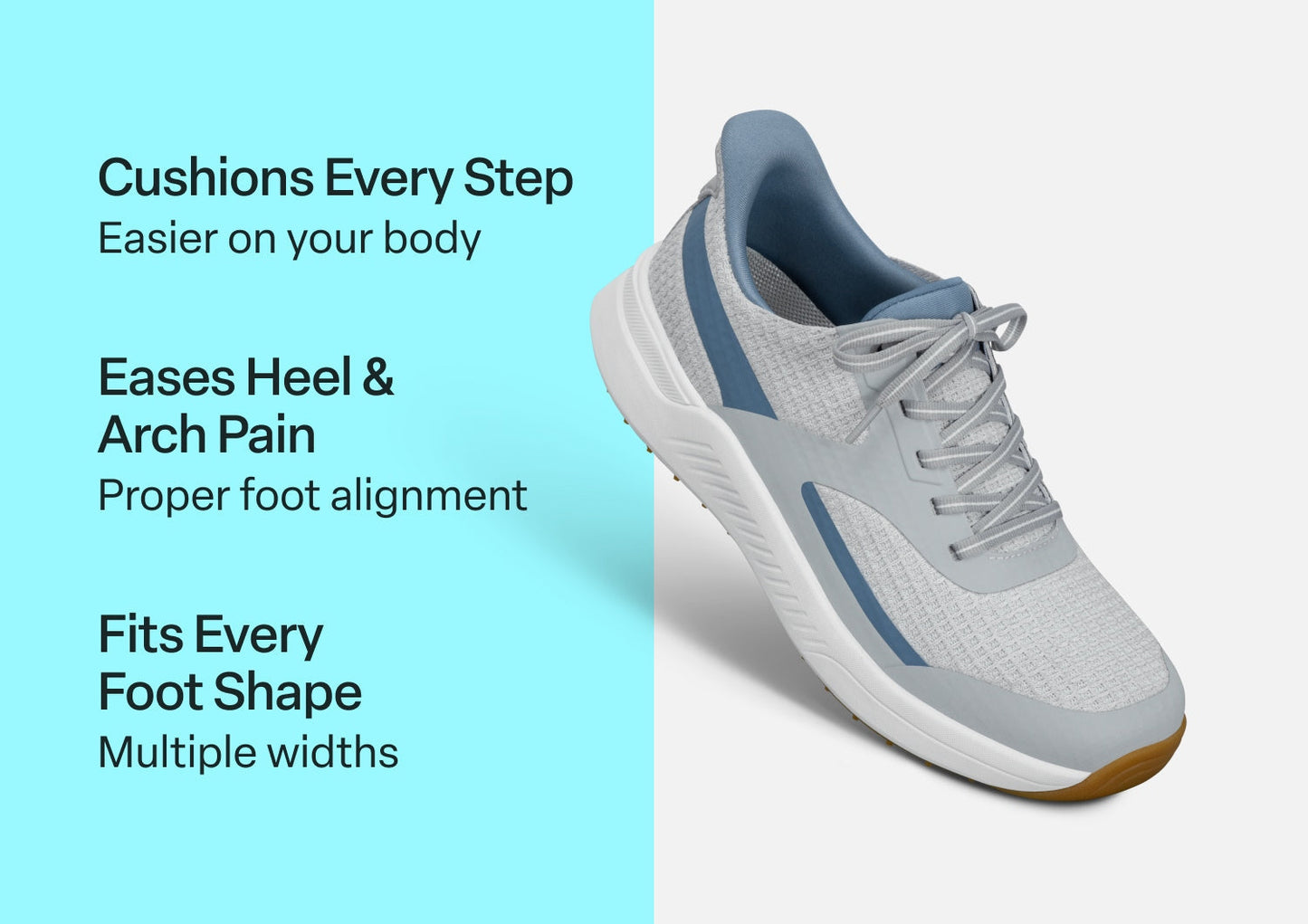 Fairway Hands-Free Golf - Blue/White/Gray - Footwear Men Sneakers
