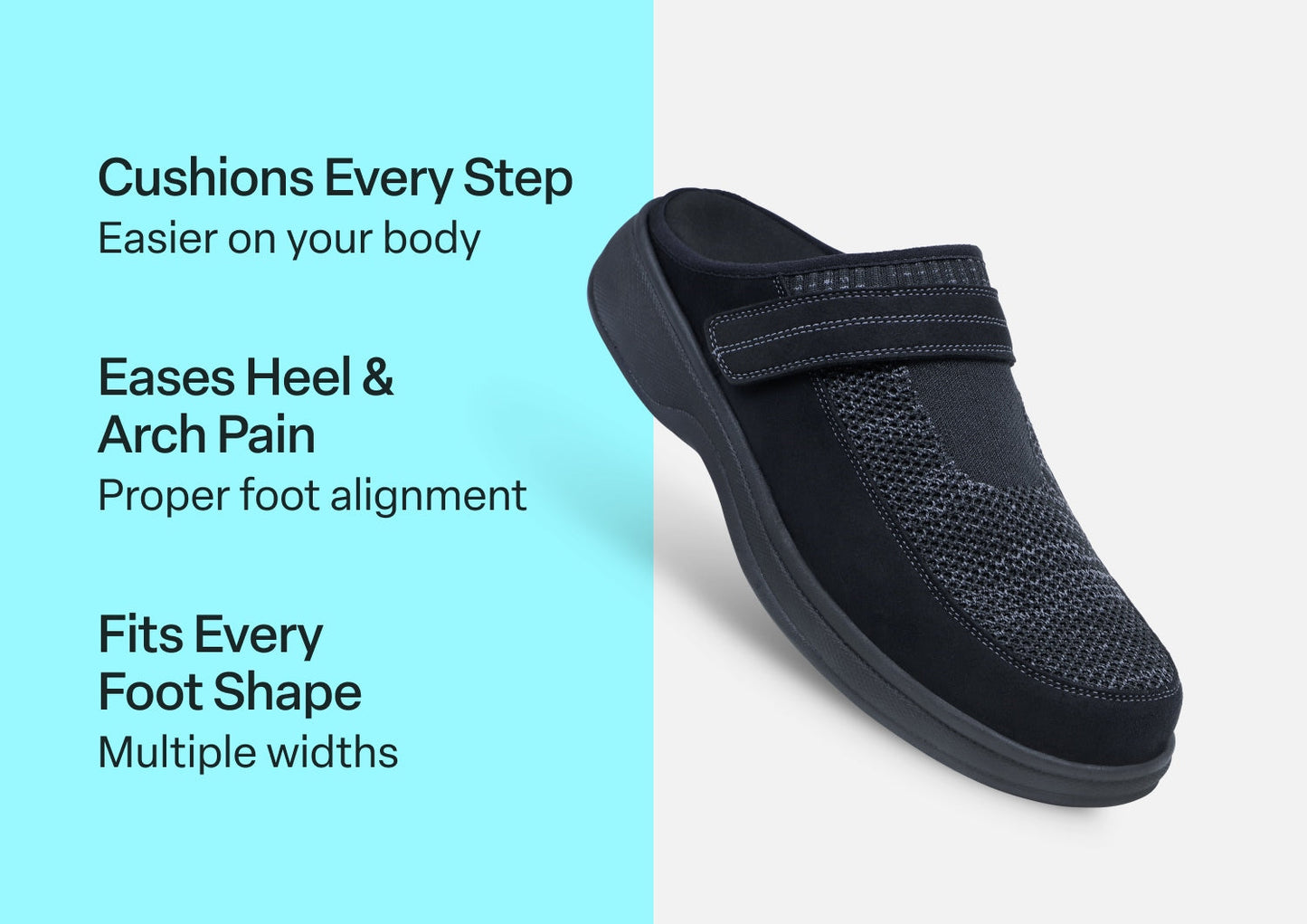 Hudson - Black - Footwear Men Slippers Stretch