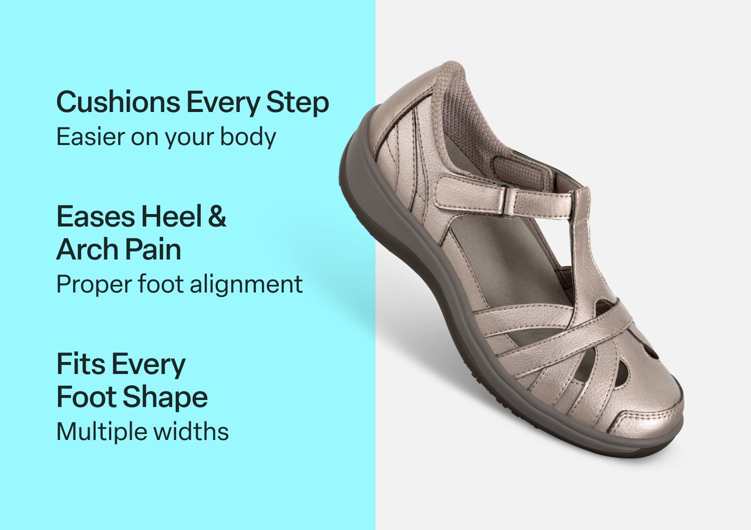 Juno - Pewter - Footwear Women Casual Mary Jane