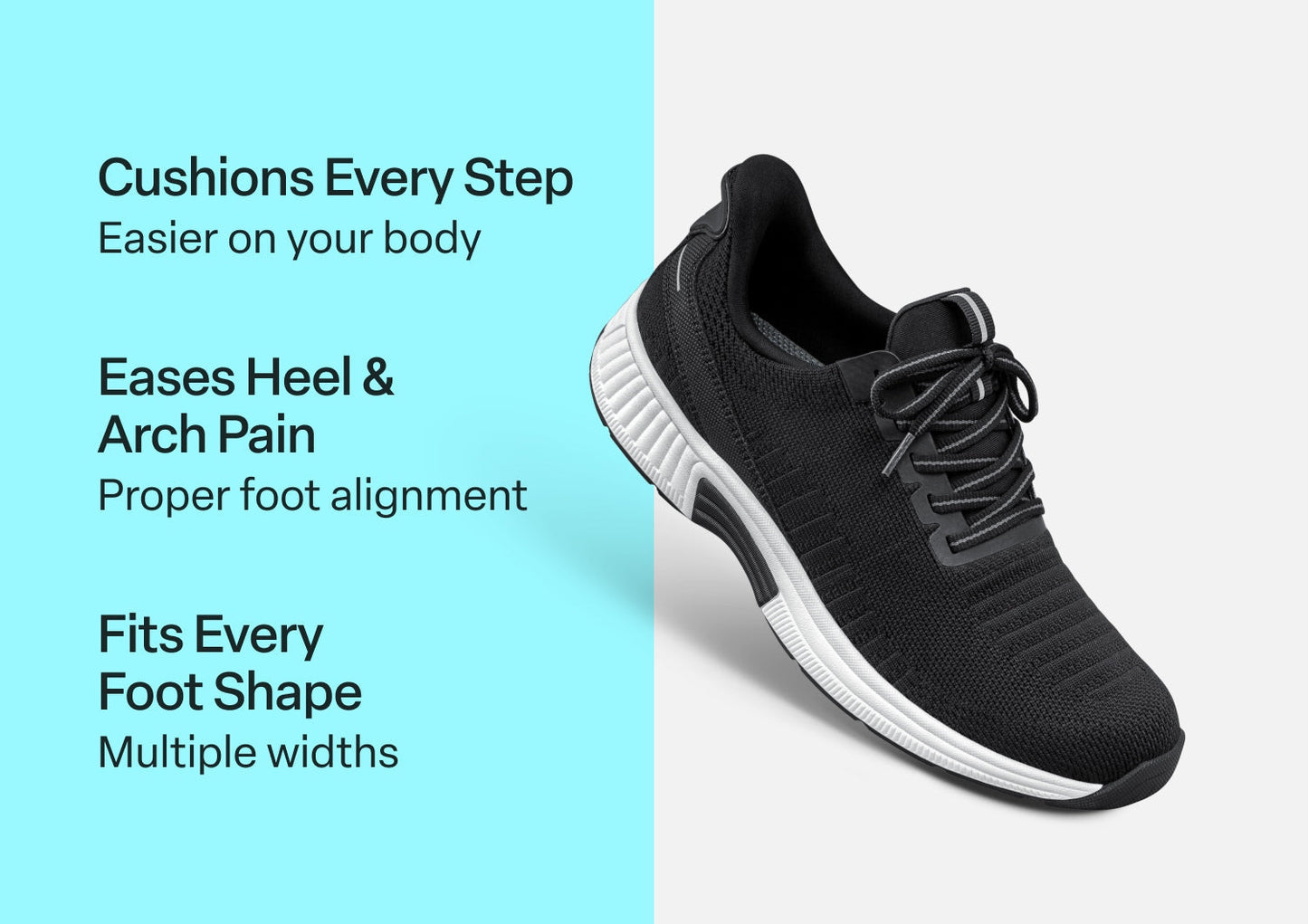 Kita Hands-Free - Black - Footwear Women Sneakers Stretch