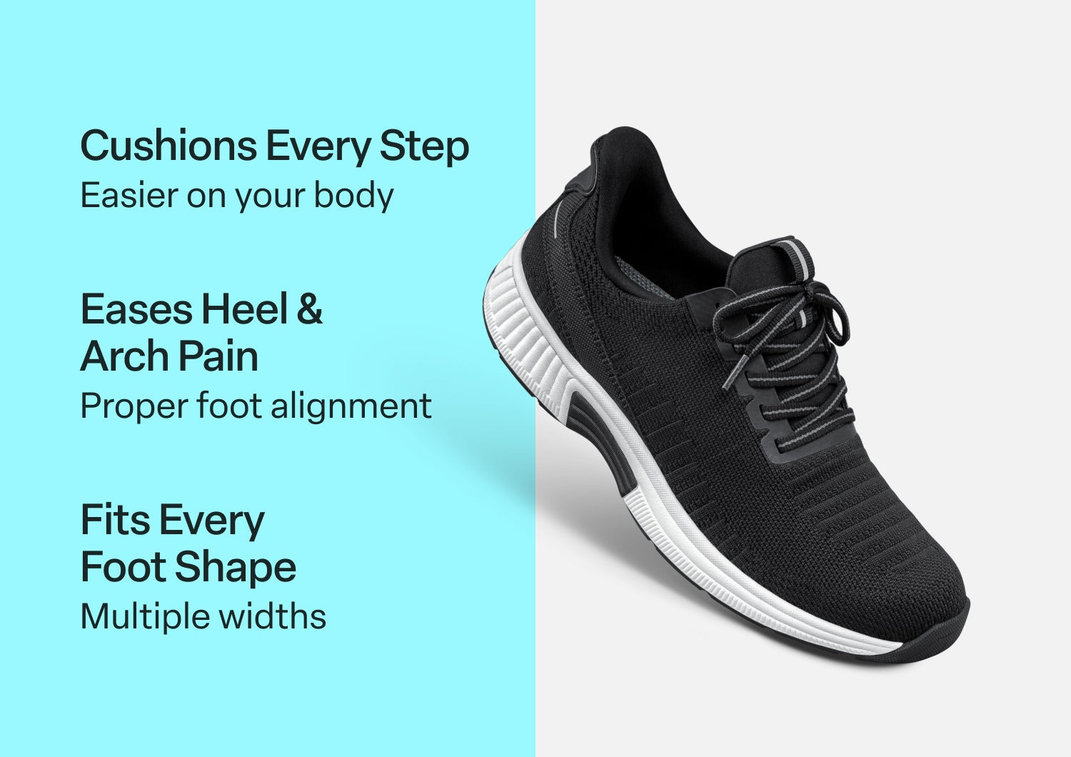 Kita Hands-Free - Black - Footwear Women Sneakers Stretch