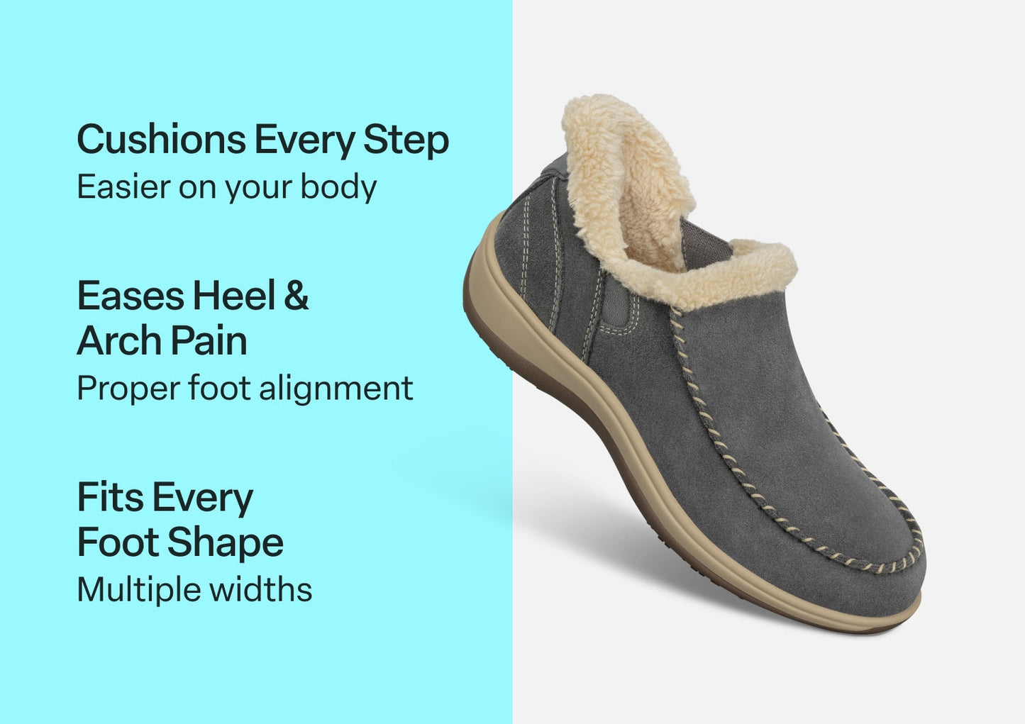 Lorin Hands-Free - Gray - Footwear Women Slippers