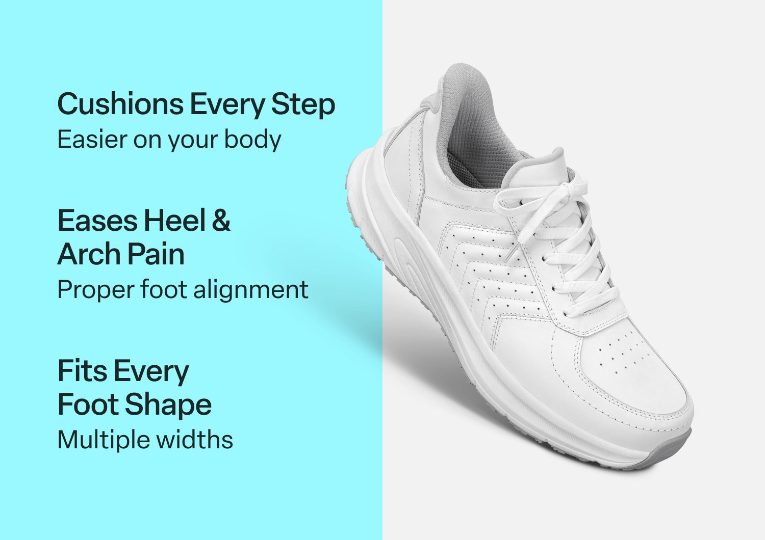 Navigate Hands-Free - White - Footwear Men Sneakers