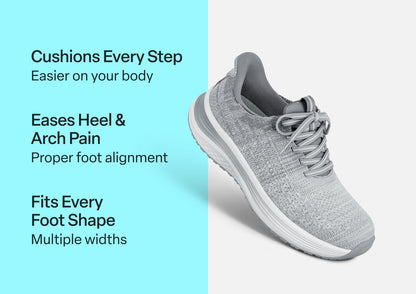 Nira Hands-Free - Light Gray - Footwear Women Sneakers Stretch