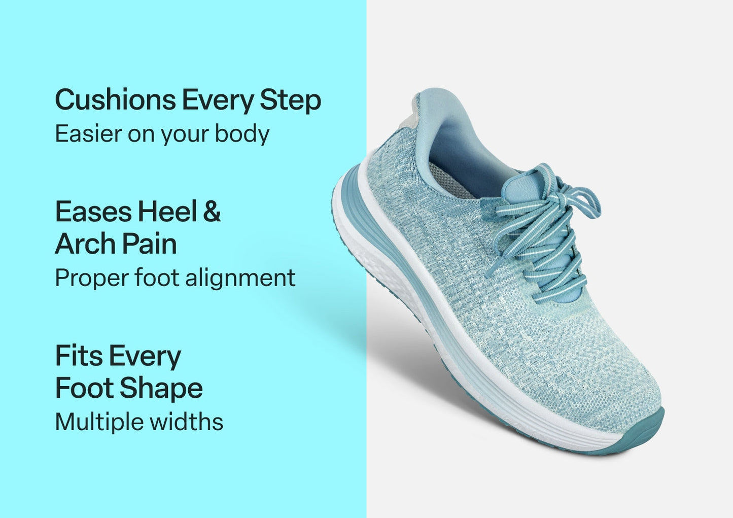 Nira Hands-Free - Turquoise - Footwear Women Sneakers Stretch