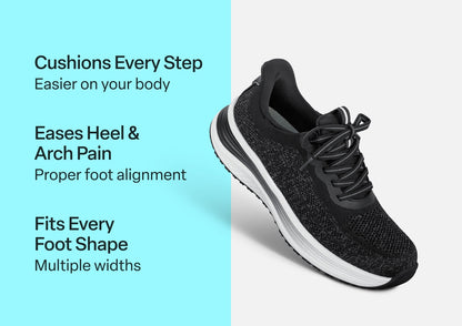 Nira Hands-Free - Black - Footwear Women Sneakers Stretch