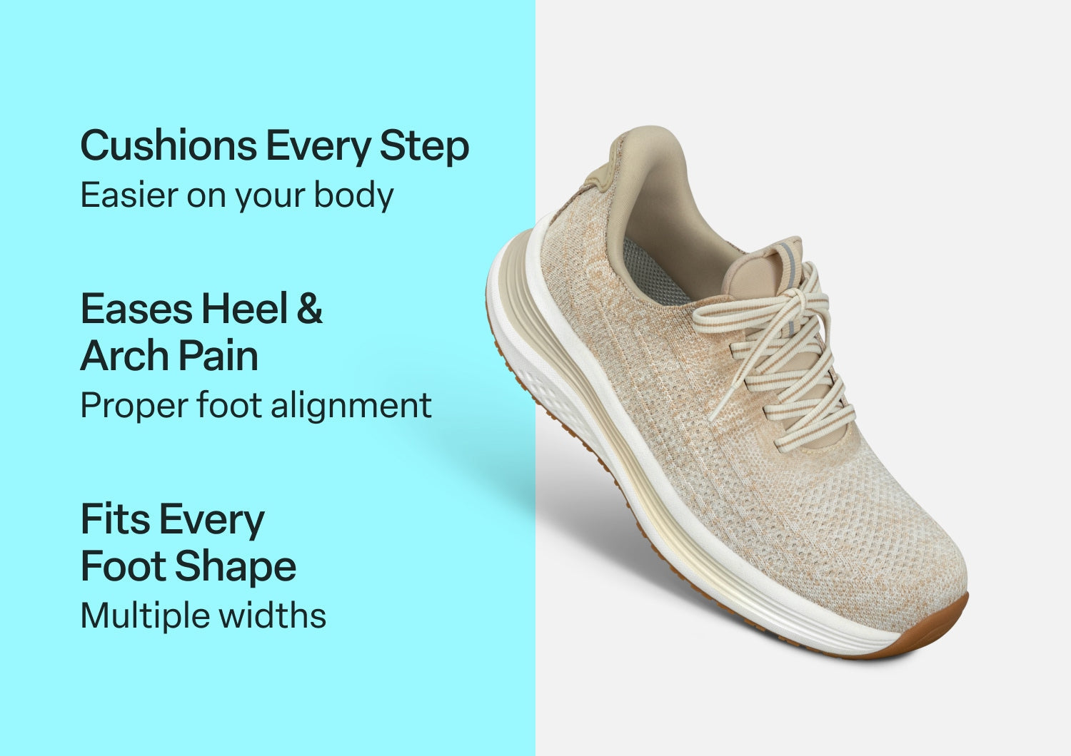 Nira Hands-Free - Blonde - Footwear Women Sneakers Stretch