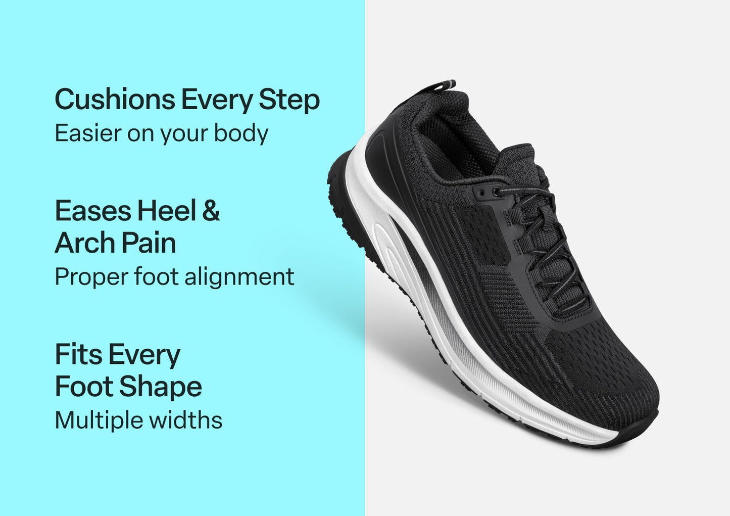Race - Black - Footwear Men Sneakers Stretch